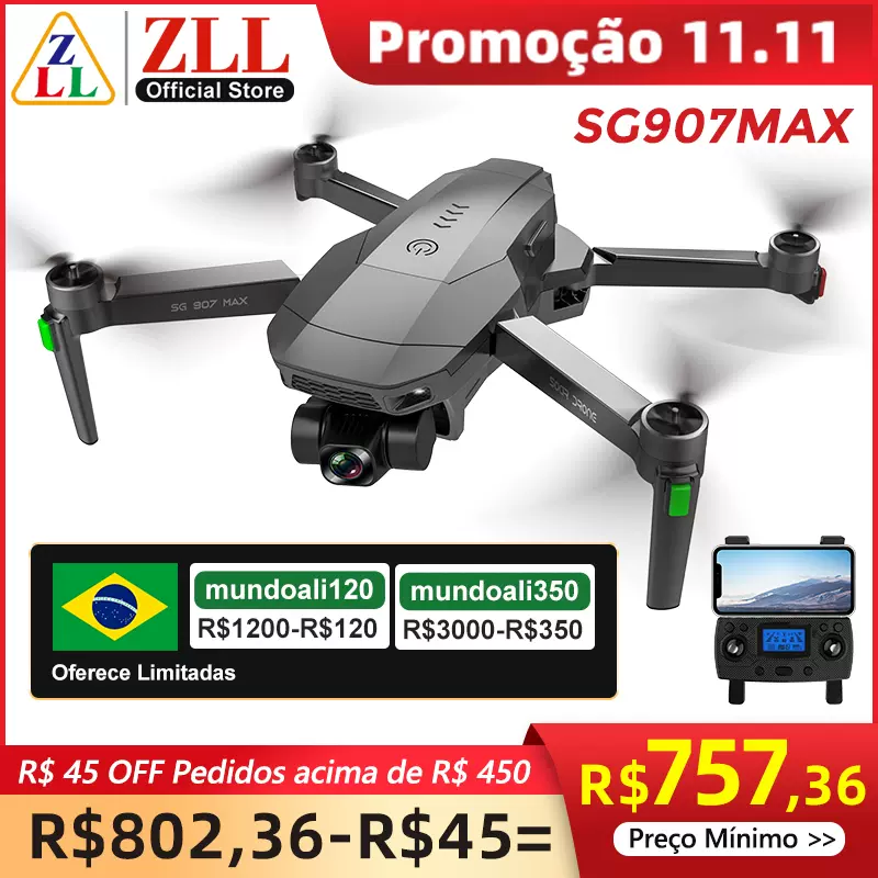 ZLL SG907 MAX 3-Axis Gimbal Drone SG907 PRO GPS Dron 5G WIFI