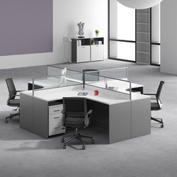 E0 Level Simple Modern Screen Partition Office Table Staff Booth Corner Computer Staff Table