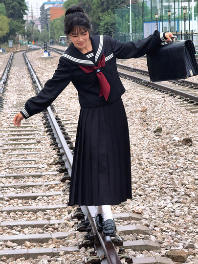 Zonper Pleated Skirt Japanese Style - Bad Girl JK Uniform Skirt