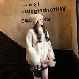 
Small fragrance style stand collar mink plush jacket for women's environmentally friendly fur 2025 winter new fur integrated fur top