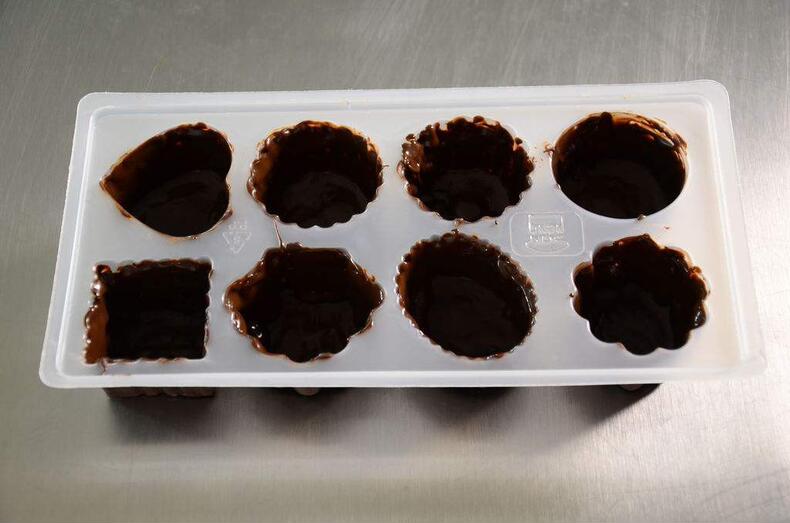 夹心巧克力，爱心制作美食(图5)