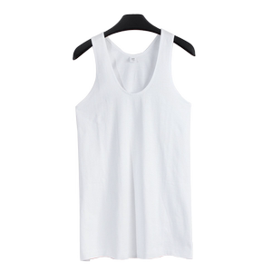 AB Underwear 100% Cotton Men's Tank Top Men's Summer Dad Sports Loose Sweatshirt Bottom Pure Cotton Old Men's Shirt
