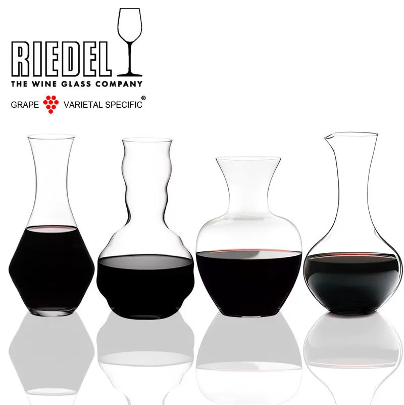 奥地利RIEDEL进口无铅水晶梅洛西拉醒酒器分酒器DECANTER MERLOT-Taobao