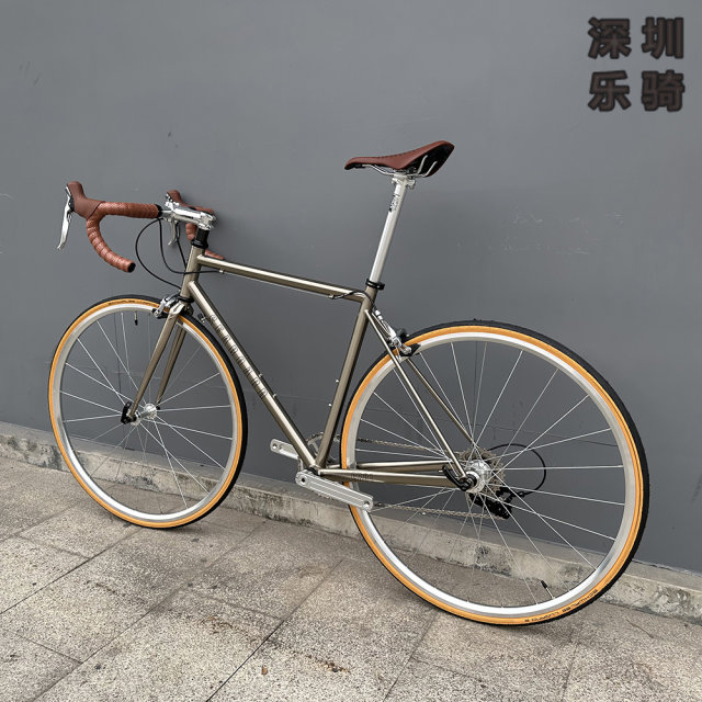 Custom Yun'an CR01 retro steel frame DIY assembly road vehicle 700C circle brake 11 speed 22 -speed bicycle vehicle
