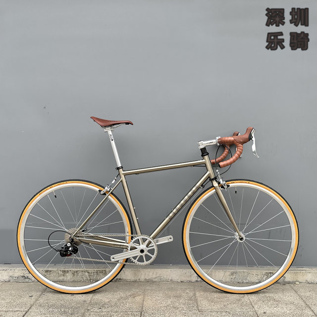 Custom Yun'an CR01 retro steel frame DIY assembly road vehicle 700C circle brake 11 speed 22 -speed bicycle vehicle
