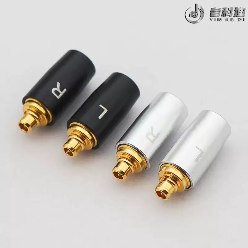 IE900 IE600 N5005 MMCX 6N銀 4.4mm 銀メッキ L字