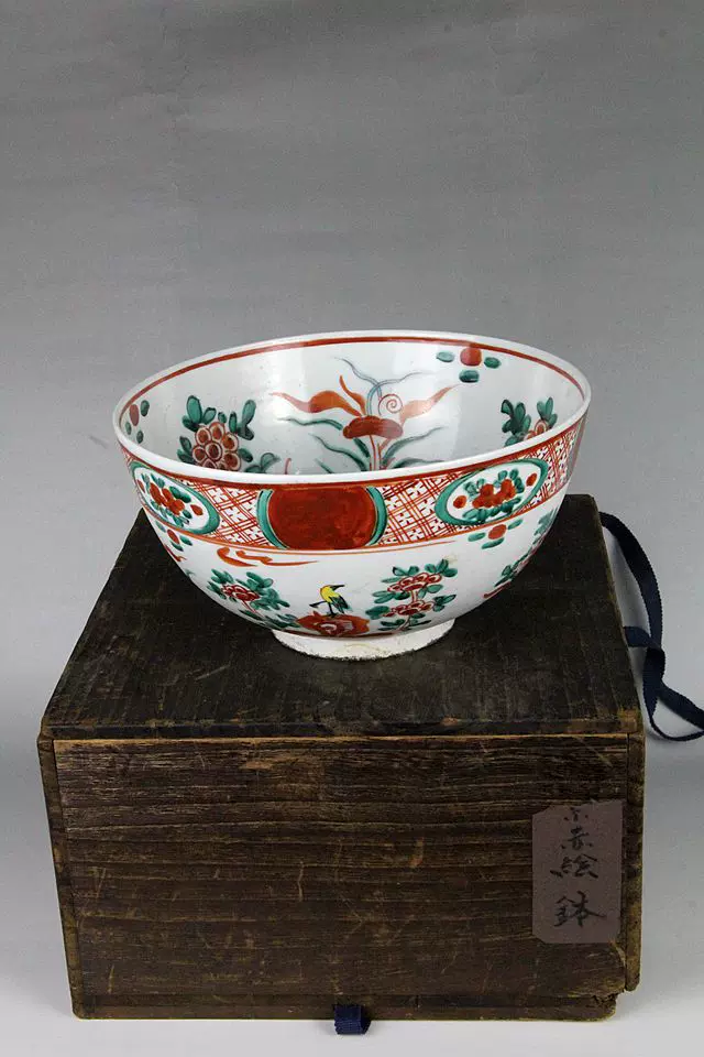 明代漳州窑红绿五彩青花大陶瓷碗古玩老物件古董旧货瓷器杂项收藏-Taobao