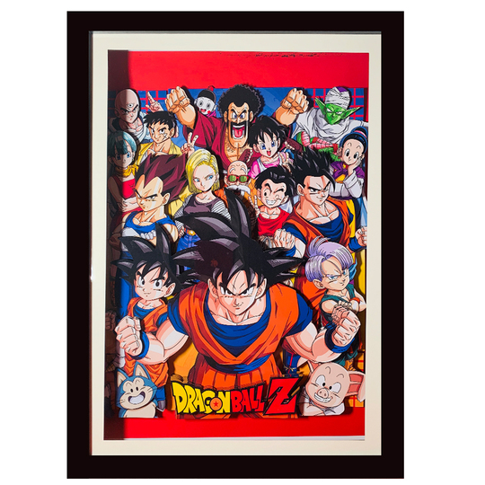 ドラゴンボールZ 孫悟空 3Dペーパーアート - 手作り日本アニメ装飾