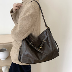 Maillard Retro Backpack Autumn and Winter 2025 New Fashion Simple Shoulder Tote Bag Casual Large Capacity Backpack