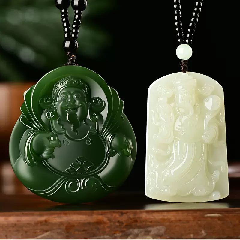 和田玉 笑口常開財神 握り玉 ブレスレット 2533-2 和田玉 笑口