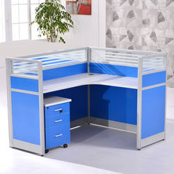 Staff Desk Staff Card Holder Simple Modern 2/4/6 Person Screen Desk and Chair Combination Four People