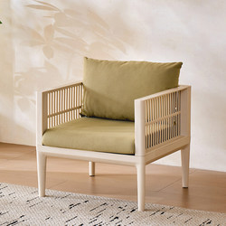 Nordic Outdoor Leisure Chair Courtyard Garden Balcony Small Coffee Table Combination Household Plastic Sofa Chair Small Apartment Sofa