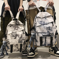 Backpack for Men, European and American Fashion, High School, College, Junior High School Students, 2025 New Trendy Style, ins School Bag for Boys