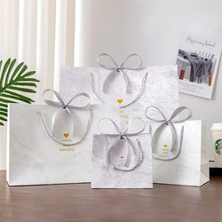 ins Style Gift Bags, Marble Pattern Handbags, Packaging Bags, Souvenir Paper Bags, Holiday Gift Bags, Clothing Bags