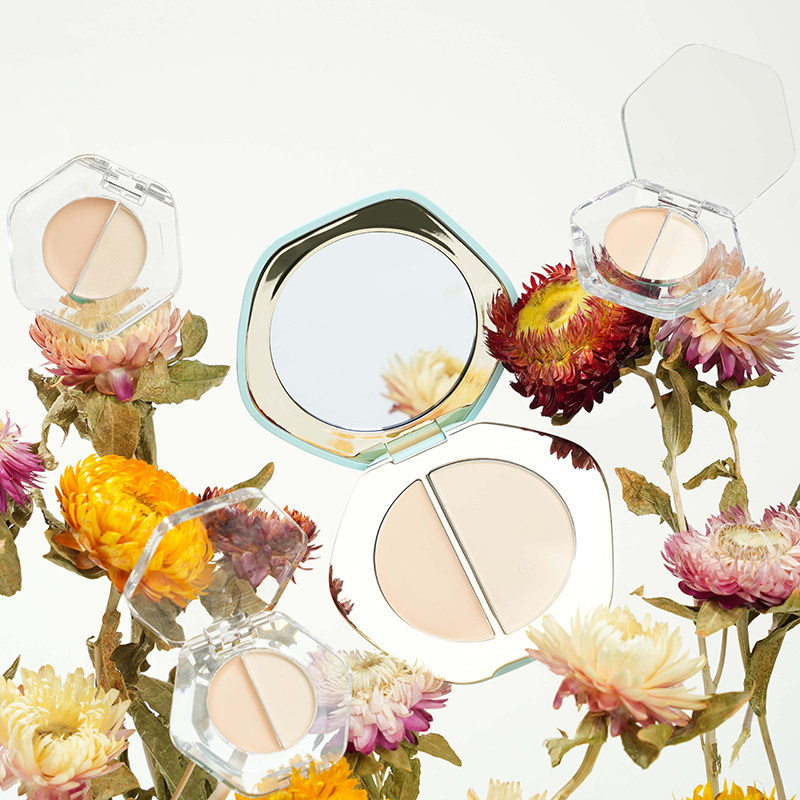 Caitang Highlight Cream Маленький и средний образец Двойной эффект Двойная цветовая восстанавливающая палитра Пудра Матовое двойное осветление лица По