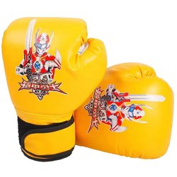 Children's Boxing Gloves for Boys, Thickened Fighting Training Equipment, Ultraman Adult Cartoon Gloves, Fighting Gloves for Women