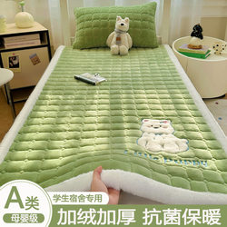 Milk Velvet Mattress Pad, Thickened and Warm, Student Dormitory Single Non-Slip Mattress, Machine Washable, 2025 Model