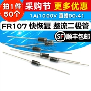 Diode chỉnh lưu phục hồi nhanh FR107 DO-41 plug-in 1A/1000V (50 chiếc)