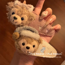 Cute Lazy Shirley Mei Duffy Plush Hair Clip Hairpin Hair Accessory Doll Girl Side Clip Cartoon Headwear