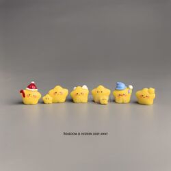 When You'Re Bored, Place a Few Cute Little Stars to Lift Your Mood. Realistic Decorative Items for Your Computer, Japanese-Style Workstation, or Office Desk