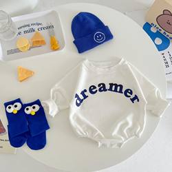 Baby Romper Spring and Autumn Korean Style New Long-Sleeve Crawling Suit Full Moon Hundred-Day Baby Photo Shoot One-Piece Clothing