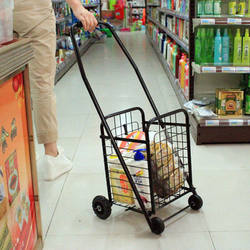 Shopping Cart, Grocery Cart, Small Trolley, Household Folding Lightweight Handcart, Cargo Cart, Elderly Hand-Pulled Luggage Cart, Express Delivery Trolley