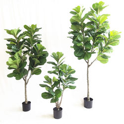 High-End Encrypted Artificial Ficus Tree for Home, Living Room, Hotel, Engineering Decoration, Landscaping, Artificial Green Tree