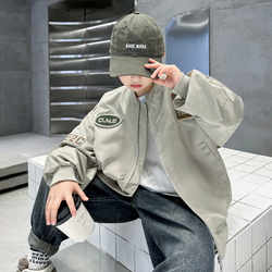 Children's Baseball Jacket for Boys, Cool and Stylish Spring 2026 New Model, Handsome Jacket for Older Boys, Cool and Stylish for Spring and Autumn
