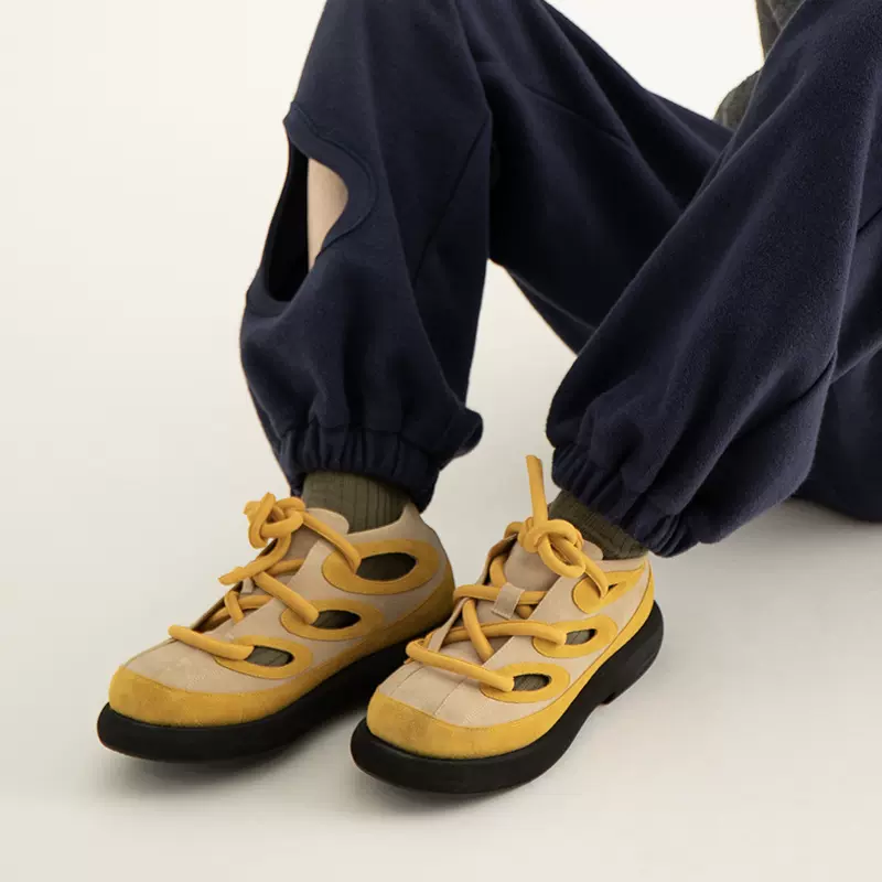 中国新鋭ブランドCONP 22AW Panelled Worker's Shoes 日本未発売 - 靴