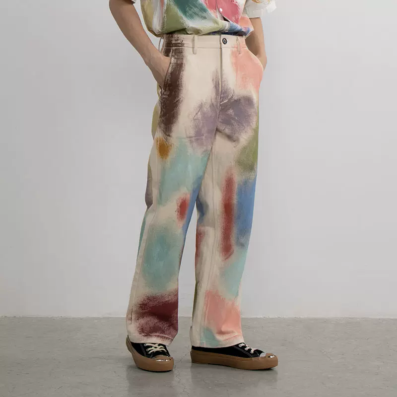 CONP 21SS Painting Trousers 手绘刷漆长裤-Taobao