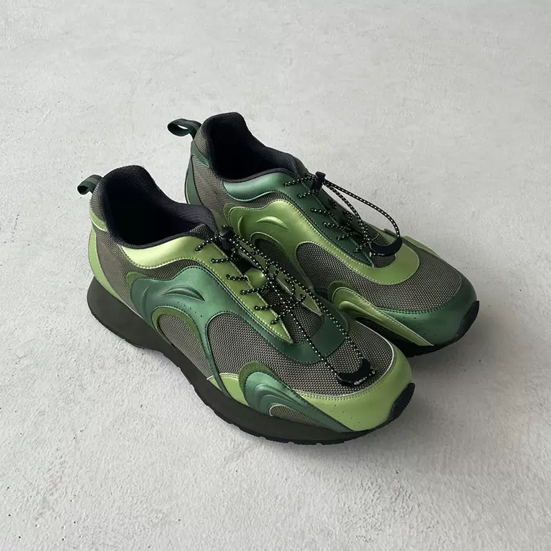 CONP 23SS Ripple Sneaker 水波纹细橡筋运动鞋月粉-Taobao Singapore