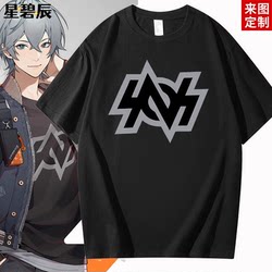 Random Bell Same Style Cosplay Short-Sleeve T-Shirt for Men and Women, Summer Anime Pure Cotton Clothing