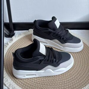 Yue Lake 2025 new retro men's and women's basketball high-top couple air cushion joint ins versatile sports and leisure shoes