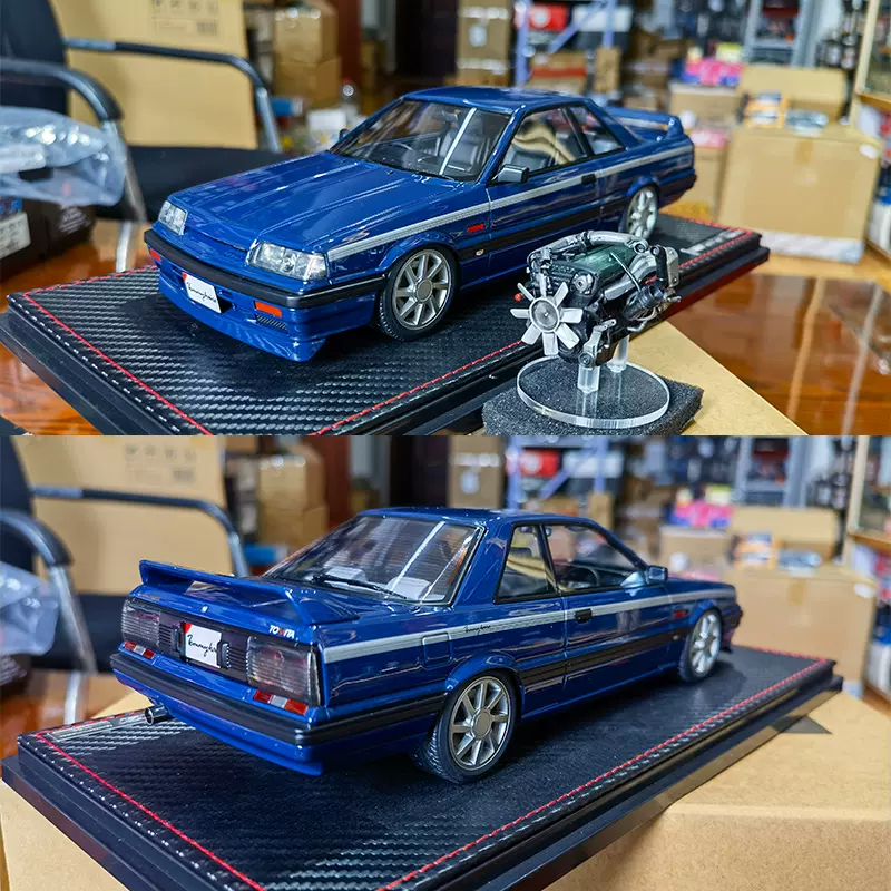 1:18比例R31 Skyline车模IG2436 Tommy Kaira合金车模台湾热销