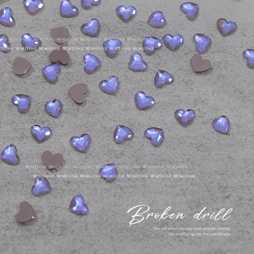 E Rogge 의 2024 로터스 특수 모양 다이아몬드 러브 워터 드롭 플랫 바닥 라인 석 플래시 쥬얼리 쥬얼리