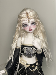 Bjd Wig 4 Points/3 Points Mohair Exotic Princess Braided Style Xc
