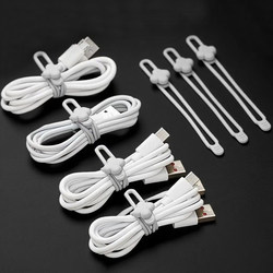 SPSAUCE silicone wire ties [6 pack]