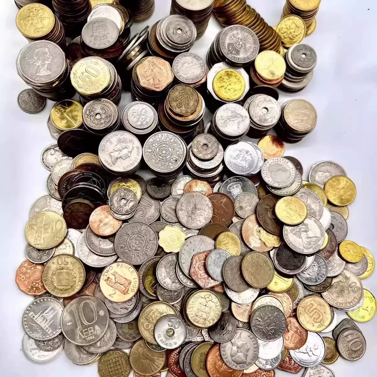 现货速发-10月30号新币-10元面值纪念币-银行保真双色铜合金硬币