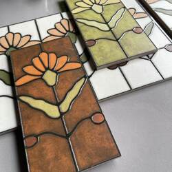 French Retro Enamel Tiles, Antique Style Bathroom, Dining Room, Kitchen, Toilet Wall Tiles, Waistline Tiles 150X300