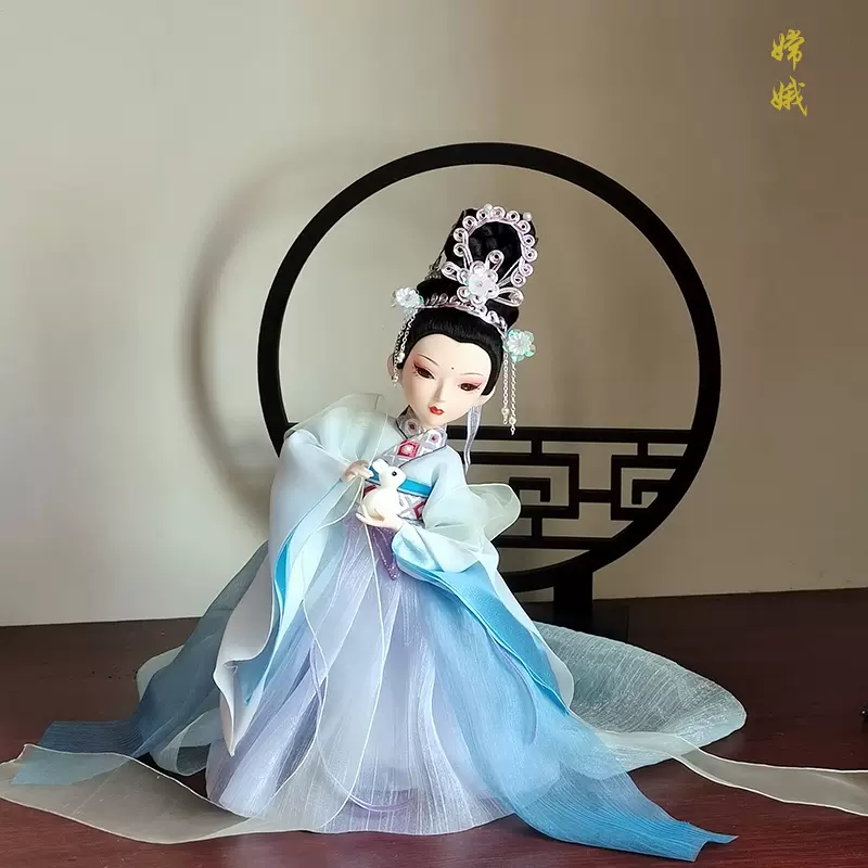 ❌ 唐人坊❌ 　楊貴妃　人形 唐人坊唐娃娃国粹京剧绢人娃娃非遗国风摆件送礼佳品—杨贵妃