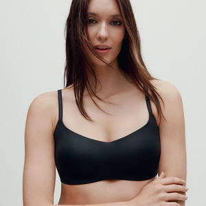 
Fadan M Glossy T-shirt tights Seamless thin cotton underwear Light and breathable wire-free solid color bra