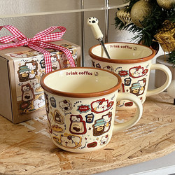 ins High-Quality Cat Ceramic Mug Breakfast Cup Coffee Cup Drinking Cup Best Friend Gift Souvenir
