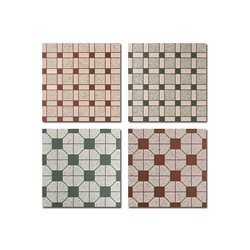 Hong Kong Style Imitation Mosaic Tiles 300X300 Hot Pot Tea Restaurant Milk Tea Freezer Old-Fashioned Tiles Non-Slip Floor Tiles