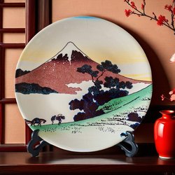 Japanese-Style Ceramic Decorative Plates, Japanese Restaurant Decorations, Sushi Restaurant Tabletop Display Plates 
