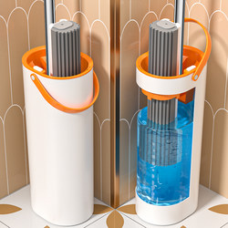 2025 New Model Household Mop with Sponge Absorbent Gel Pad, Hands-Free Cleaning, Floor Mop, Bathroom Cleaning Tool