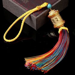 Men's High-End Car Pendant Ornament, Premium Alloy Car Hanging Accessory, Sedan Gold Bucket Interior Rearview Mirror Decoration for Men and Women