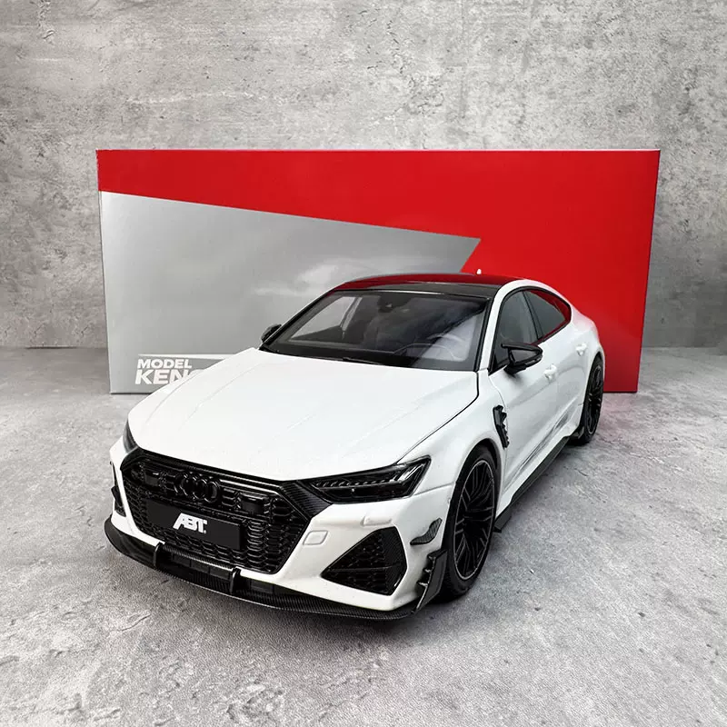 限量奥迪RS7 ABT改装版KengFai其辉1:18 AUDI 合金全开汽车模型