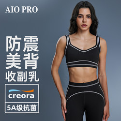 American Sports Bra for Women, High-Intensity Shockproof, Beautiful Back, Side Breast Support, Yoga Tank Top Style, Running Fitness Bra for Outerwear