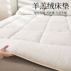 Ivugii Lamb Wool Mattress Pad for Home Use in Winter, Thickened for Students, Single Milk Velvet Bed Mattress Pad Quilt