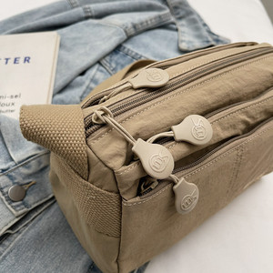 
Multi-layer women's bag high-quality large-capacity square bag new versatile shoulder bag crossbody bag outdoor casual sports trendy bag